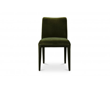 Moe's Calla Contemporary Dining Chair Set of 2 - Green Velvet