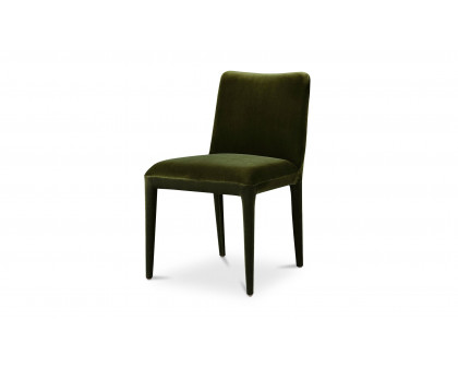 Moe's Calla Contemporary Dining Chair Set of 2 - Green Velvet