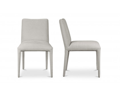 Moe's Calla Contemporary Dining Chair Set of 2 - Light Gray