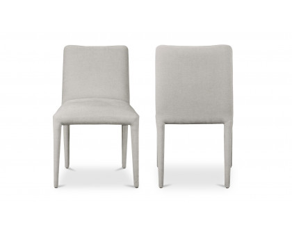 Moe's Calla Contemporary Dining Chair Set of 2 - Light Gray