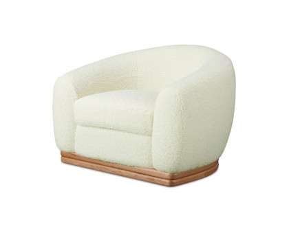 Moe's Marlowe Contemporary Lounge Chair - Cream