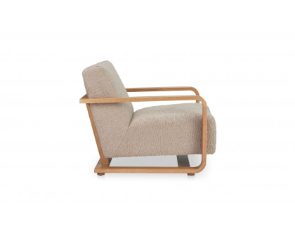 Moe's Eckersley Modern Lounge Chair - Beige