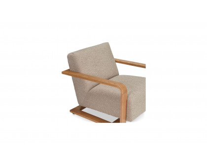 Moe's Eckersley Modern Lounge Chair - Beige