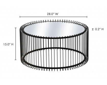 Moe's - Pool Coffee Table in Clear