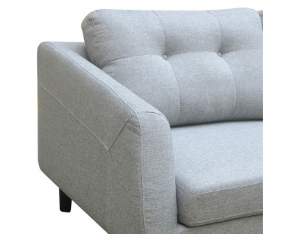 Moe's Corey Sectional - Dark Gray, Right Facing