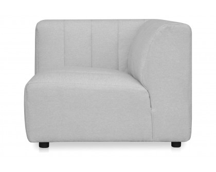 Moe's Lyric Left Arm Chair - Beige, Left Arm