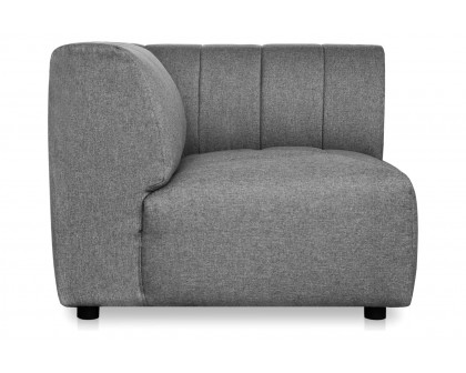 Moe's Lyric Chair - Gray, Right Arm