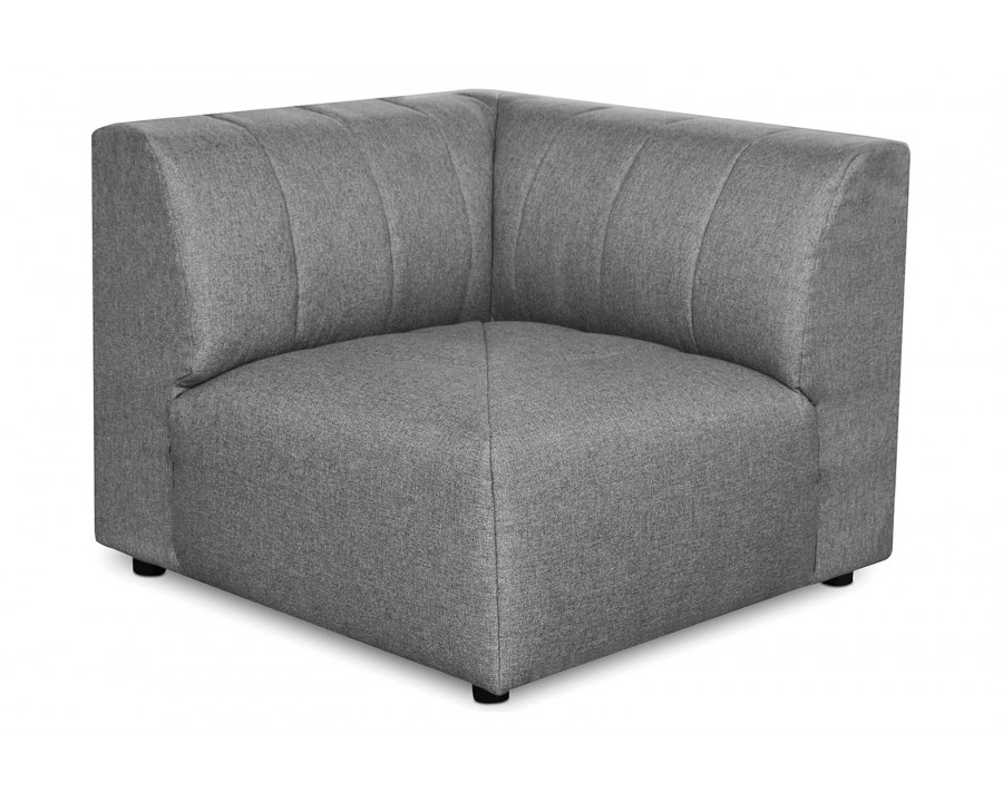 Moe's Lyric Corner Chair - Gray