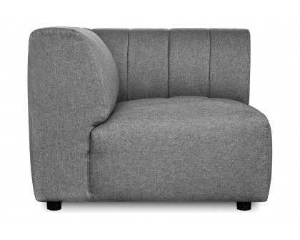 Moe's Lyric Corner Chair - Gray