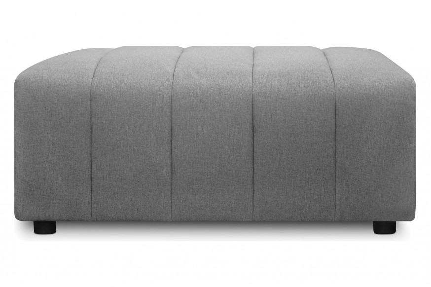 Moe's™ Lyric Ottoman - Gray