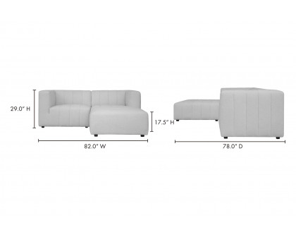 Moe's Lyric Nook Modular Sectional - Beige