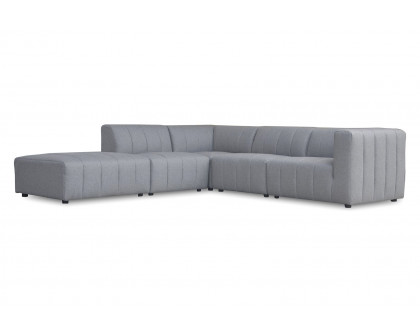 Moe's Lyric Dream Modular Sectional - Gray, Left Chaise