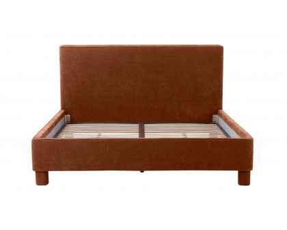 Moe's Ichigo Modern Queen Size Bed - Deep Orange