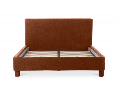 Moe's Ichigo Modern Queen Size Bed - Deep Orange