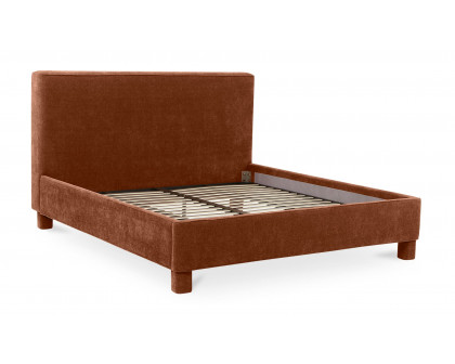 Moe's Ichigo Modern Queen Size Bed - Deep Orange