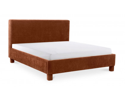 Moe's Ichigo Modern Queen Size Bed - Deep Orange