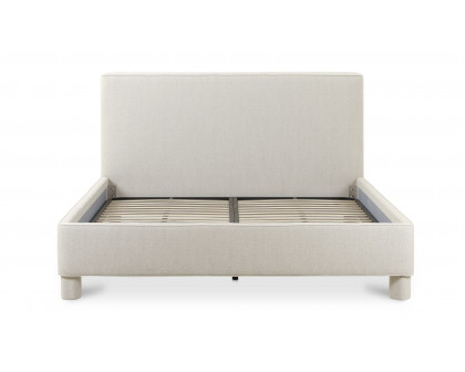 Moe's Ichigo Modern Queen Size Bed - Light Gray