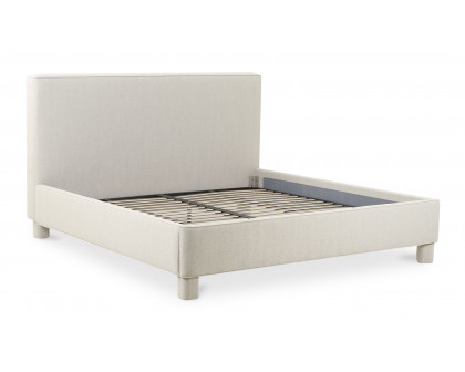 Moe's Ichigo Modern Queen Size Bed - Light Gray