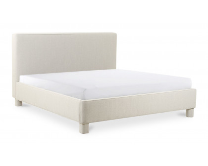 Moe's Ichigo Modern Queen Size Bed - Light Gray