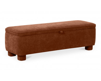 Moe's Ichigo Modern Storage Bench - Deep Orange