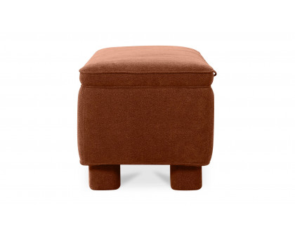 Moe's Ichigo Modern Storage Bench - Deep Orange