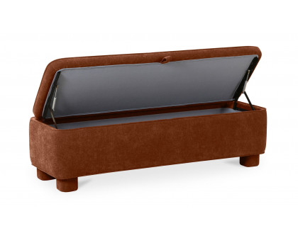 Moe's Ichigo Modern Storage Bench - Deep Orange