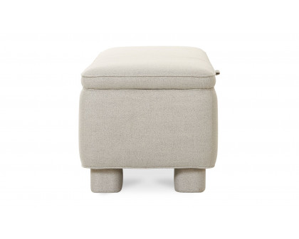 Moe's Ichigo Modern Storage Bench - Light Gray