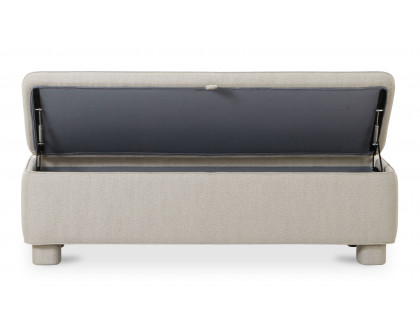 Moe's Ichigo Modern Storage Bench - Light Gray