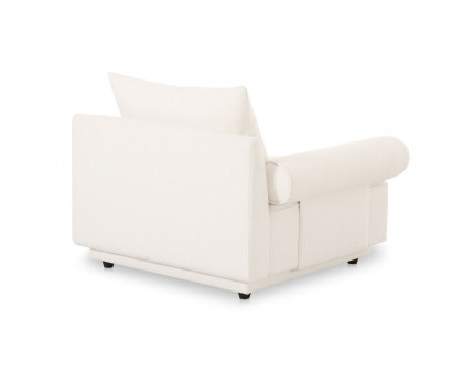 Moe's Rosello Contemporary Armchair - White