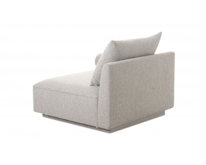 Moe's Rosello Contemporary Right Arm Chair - Light Gray