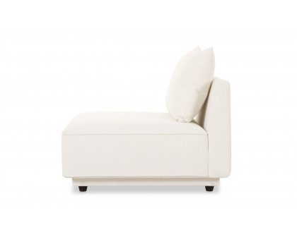 Moe's Rosello Contemporary Slipper Chair - White