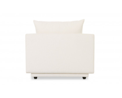 Moe's Rosello Contemporary Slipper Chair - White