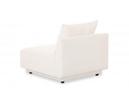 Moe's Rosello Contemporary Slipper Chair - White