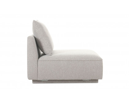 Moe's Rosello Contemporary Slipper Chair - Light Gray