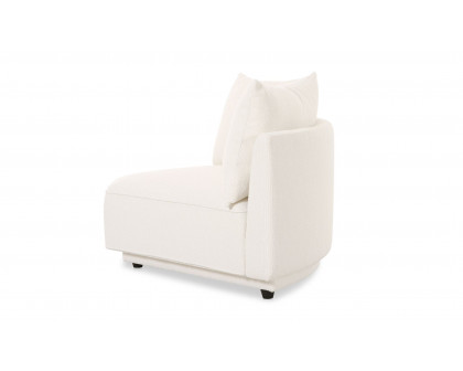 Moe's Rosello Contemporary Corner Chair - White