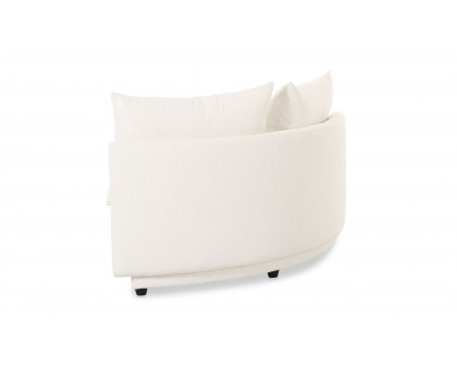 Moe's Rosello Contemporary Corner Chair - White