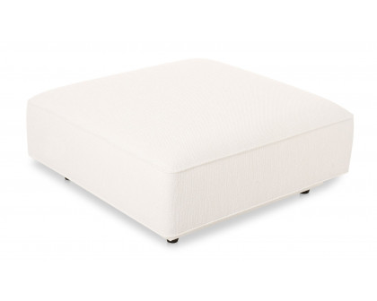 Moe's Rosello Contemporary Ottoman - White