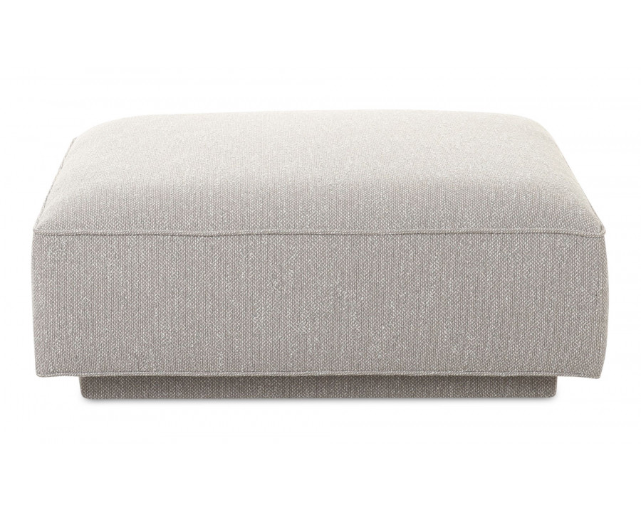 Moe's Rosello Contemporary Ottoman - Light Gray