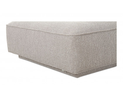 Moe's Rosello Contemporary Ottoman - Light Gray