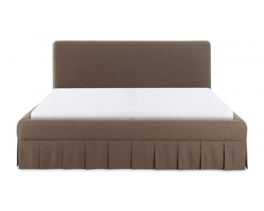 Moe's Maren Contemporary Queen Size Bed - Brown