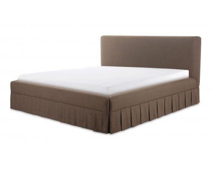 Moe's Maren Contemporary Queen Size Bed - Brown