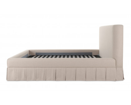 Moe's Maren Contemporary Queen Size Bed - Beige