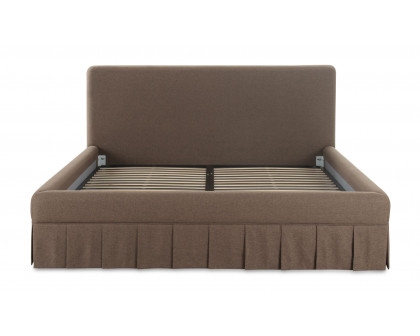 Moe's Maren Contemporary King Size Bed - Brown