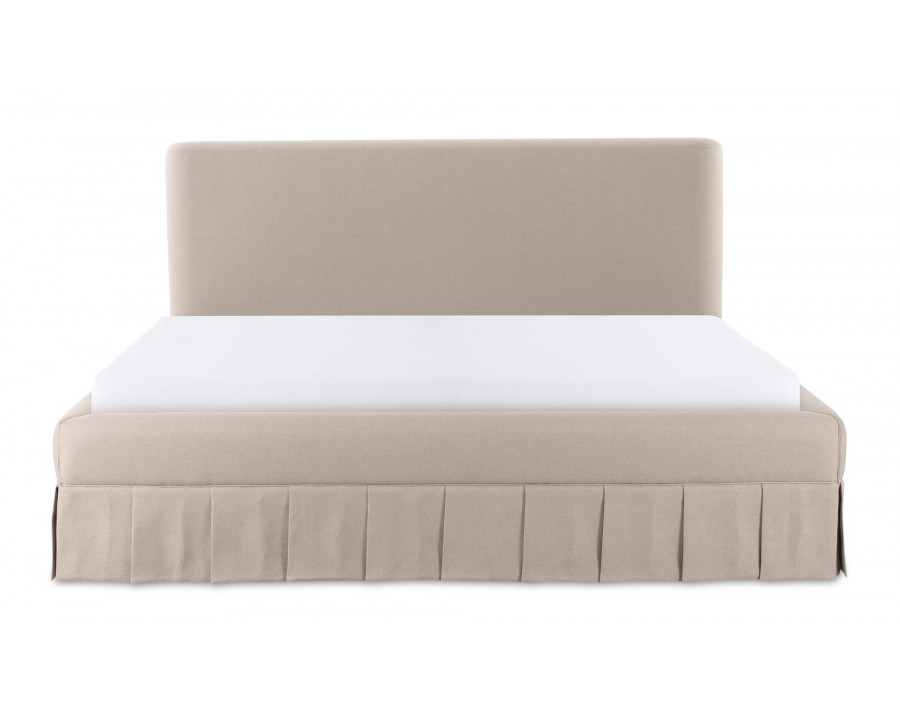 Moe's Maren Contemporary King Size Bed - Beige