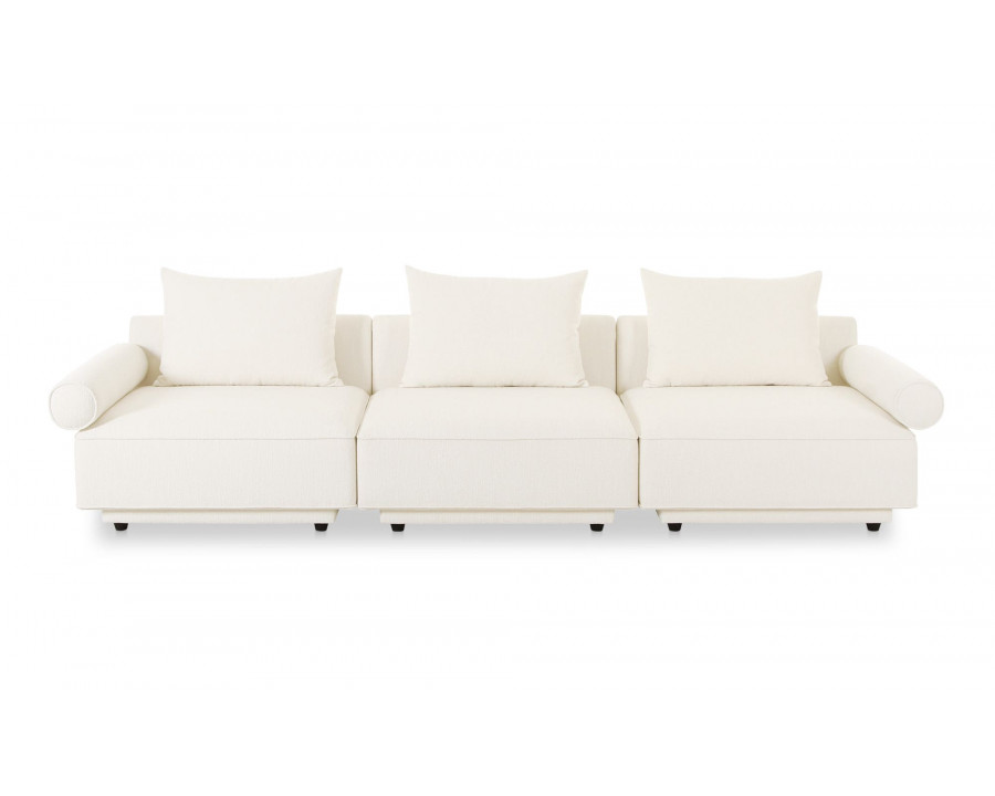 Moe's - Rosello Contemporary Modular Sofa in White