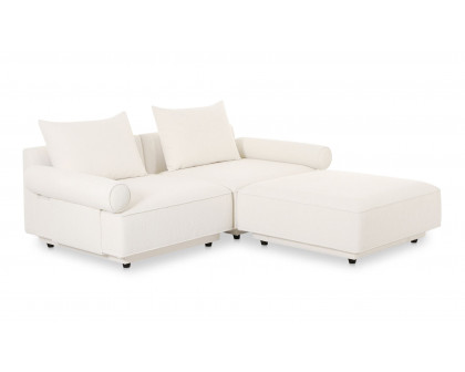 Moe's - Rosello Lounge Contemporary Sectional in White