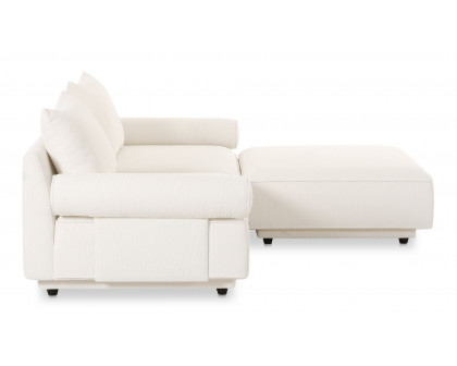 Moe's - Rosello Lounge Contemporary Sectional in White