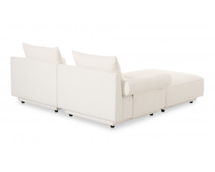 Moe's - Rosello Lounge Contemporary Sectional in White