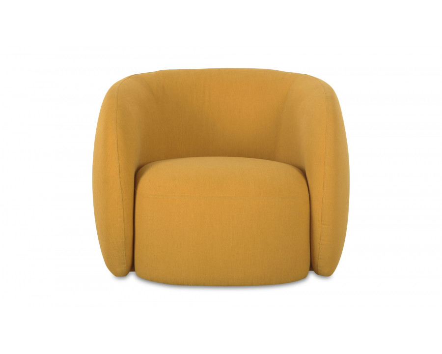 Moe's Rae Contemporary Outdoor Accent Chair - Deep Yellow