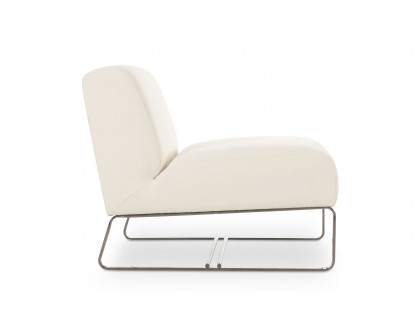 Moe's Jules Modern Outdoor Accent Chair - Off White